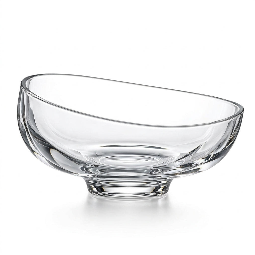 LkenFaer™ Sculpted Glass Fruit Bowl