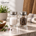 LkenFaer™ Glass Salt & Pepper Shaker Set