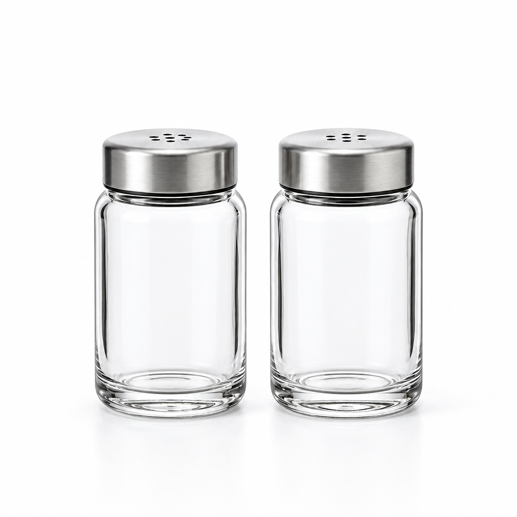 LkenFaer™ Glass Salt & Pepper Shaker Set