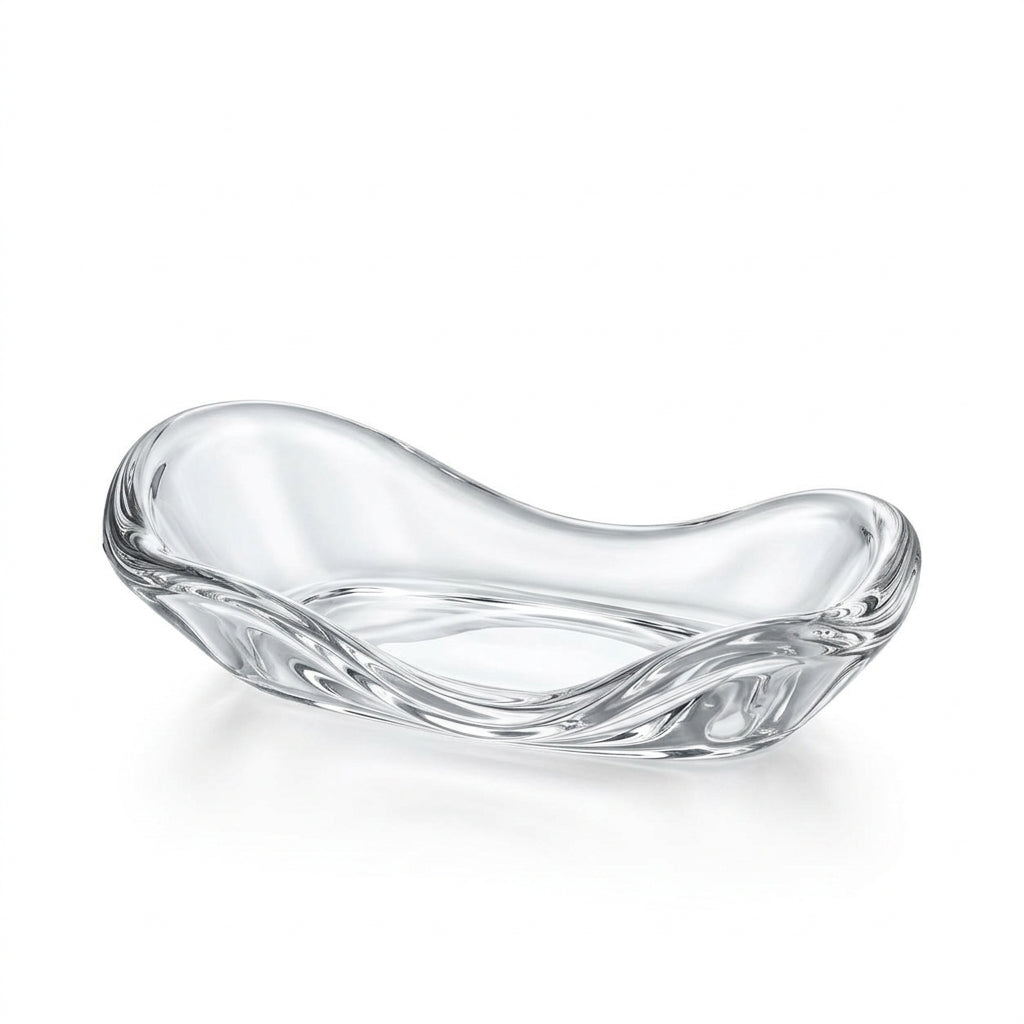 LkenFaer™ Sculpted Glass Catchall Tray
