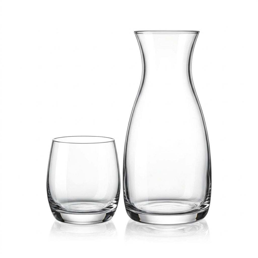 LkenFaer™ Minimalist Glass Water Carafe Set